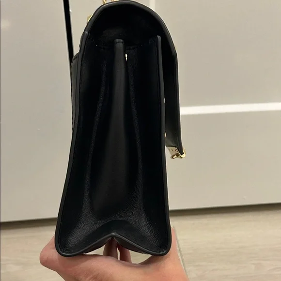 Michael Kors Camo Black, Green, & White Leather Butterfly Bag - Picture 4 of 15